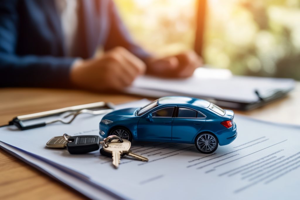 Pre-approved car loan paperwork